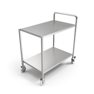Carro Auxiliar 2 Planos em Inox - ATCD